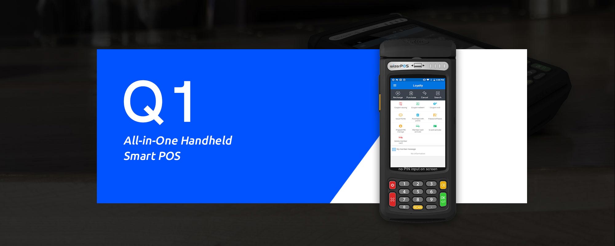 wizarPOS terminals, smart terminals, android pos, android terminals