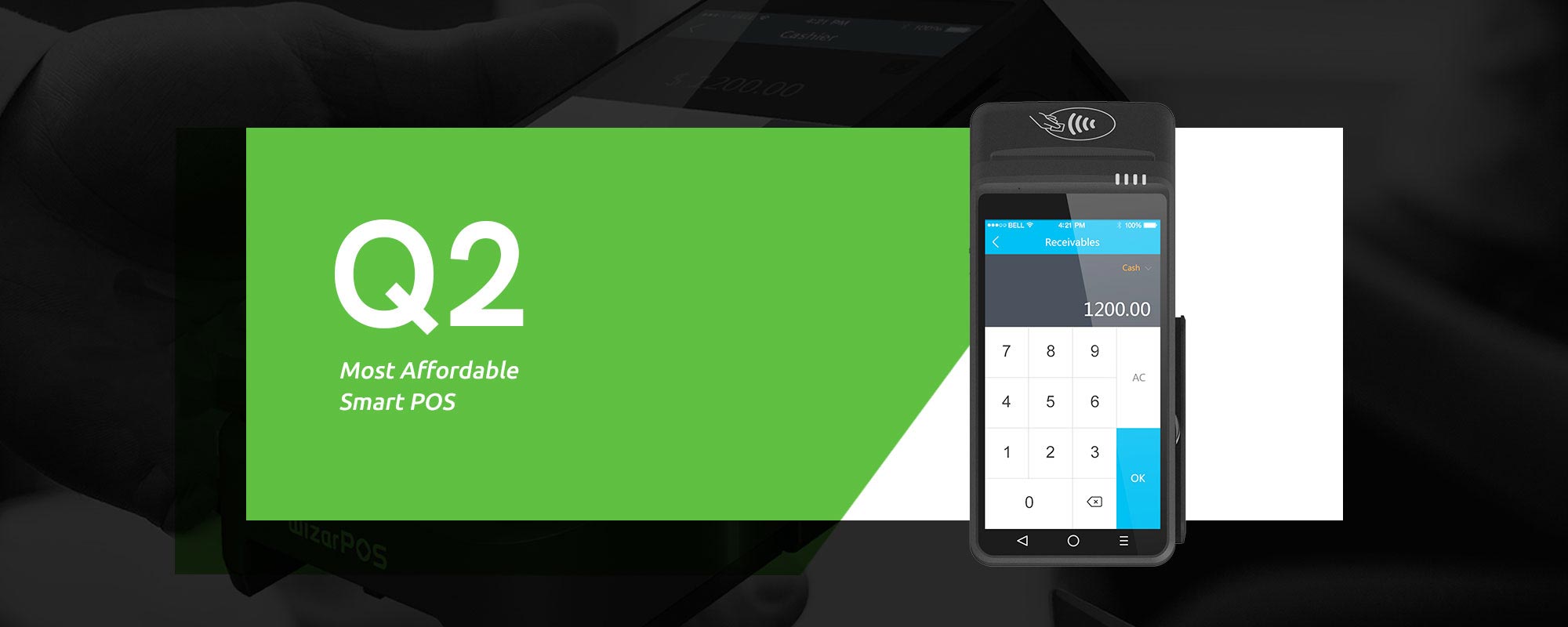wizarPOS terminals, smart terminals, android pos, android terminals