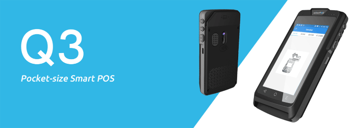 WizarPOS Q3, mobile WizarPOS Q3, smart Android POS Q3, mPOS Q3