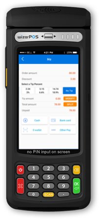 WizarPOS solutions, smart retail, smart catering, POS solution, POS terminals